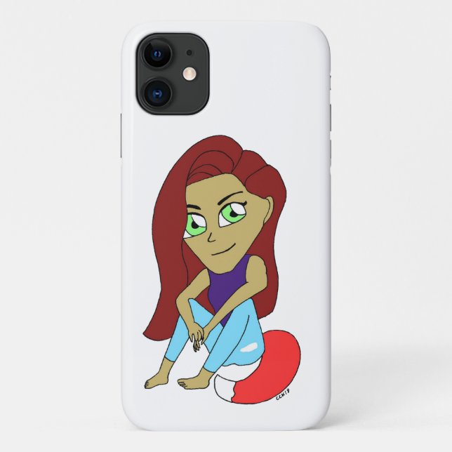 chibi foxy girl Case-Mate iPhone case (Back)