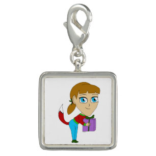 chibi foxy girl charm