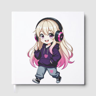 Chibi Funny Foil Guest Book