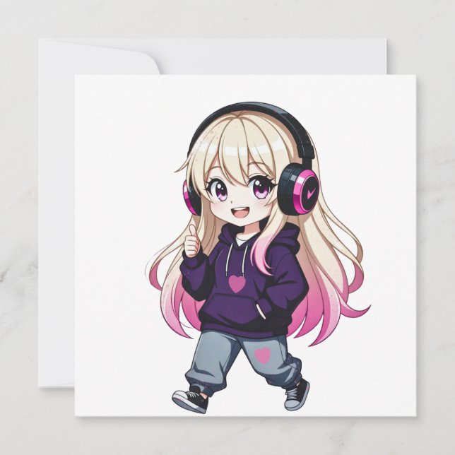 Chibi Funny Invitation (Front)