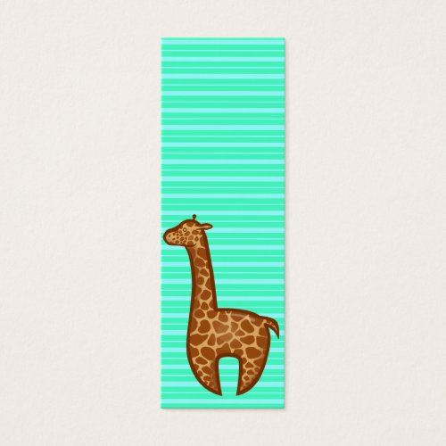 Chibi Giraffe Bookmark Business Cards