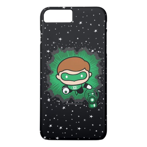 Chibi Green Lantern Flying Through Space iPhone 8 Plus7 Plus Case