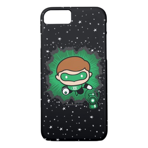 Chibi Green Lantern Flying Through Space iPhone 87 Case