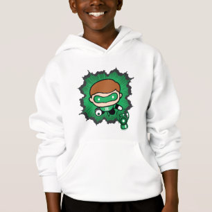 Chibi Green Lantern Flying Through Space Hoodie