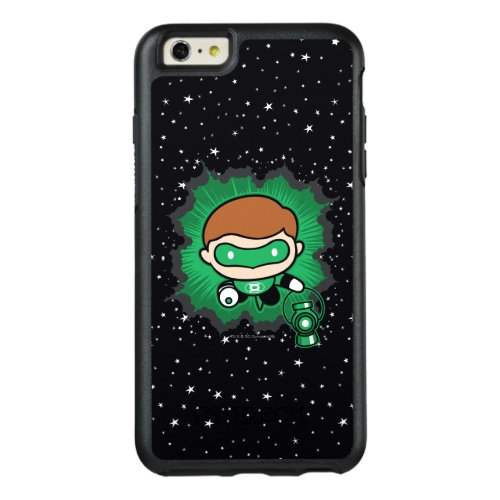 Chibi Green Lantern Flying Through Space OtterBox iPhone 66s Plus Case
