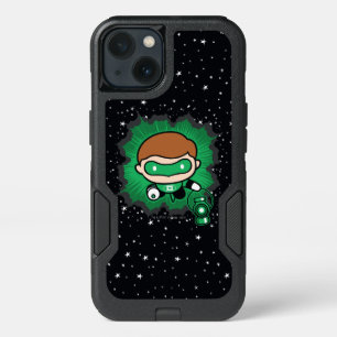 Chibi Green Lantern Flying Through Space iPhone 13 Case