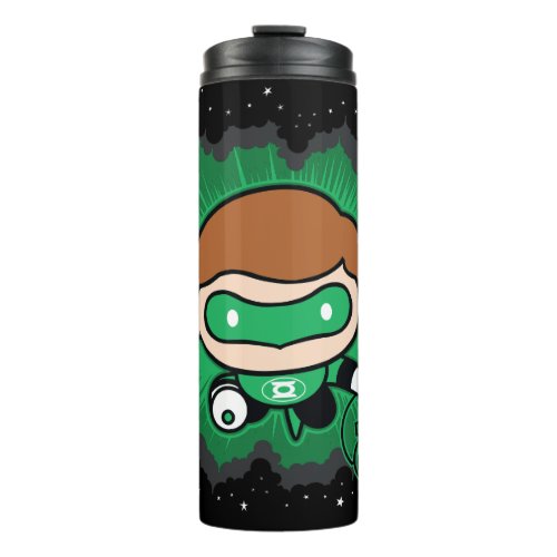 Chibi Green Lantern Flying Through Space Thermal Tumbler