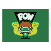 Chibi Green Lantern Forming Giant Fists (Front Horizontal)