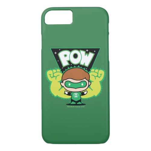 Chibi Green Lantern Forming Giant Fists iPhone 87 Case