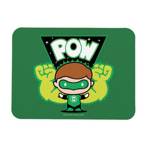 Chibi Green Lantern Forming Giant Fists Magnet