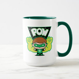 Chibi Green Lantern Forming Giant Fists Mug