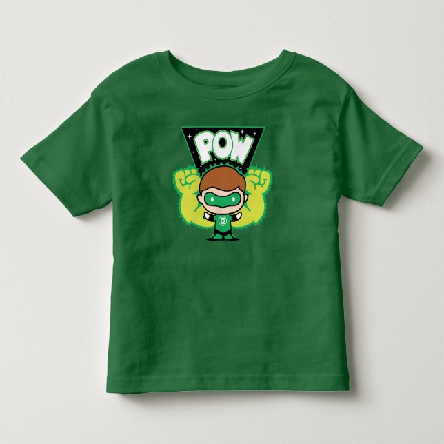 Chibi Green Lantern Forming Giant Fists Toddler T-shirt (Front)