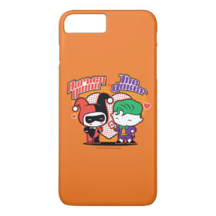 Chibi Harley Quinn & Chibi Joker Hearts iPhone 8 Plus/7 Plus Case