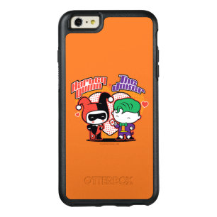 Chibi Harley Quinn & Chibi Joker Hearts OtterBox iPhone 6/6s Plus Case