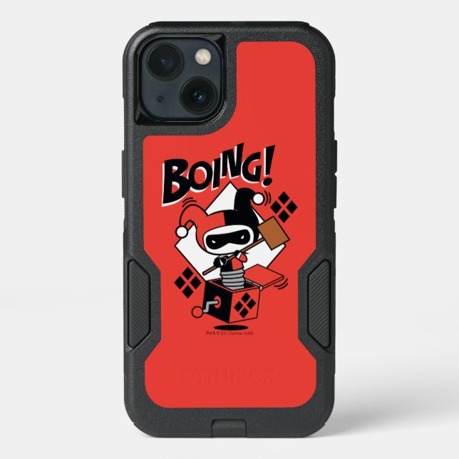 Chibi Harley-Quinn-In-A-Box With Hammer Otterbox iPhone Case (Back)
