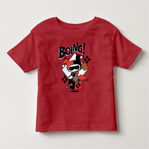 Chibi Harley_Quinn_In_A_Box With Hammer Toddler T_shirt