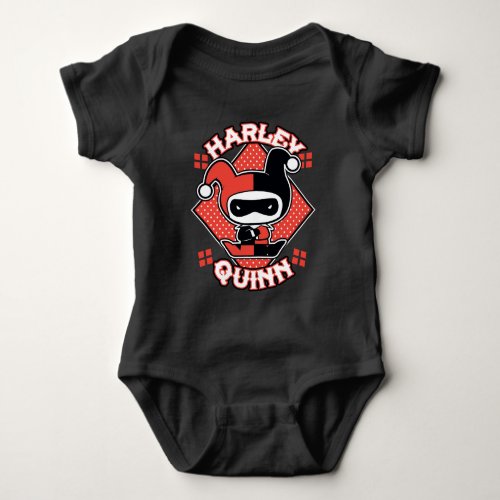 Chibi Harley Quinn Splits Baby Bodysuit