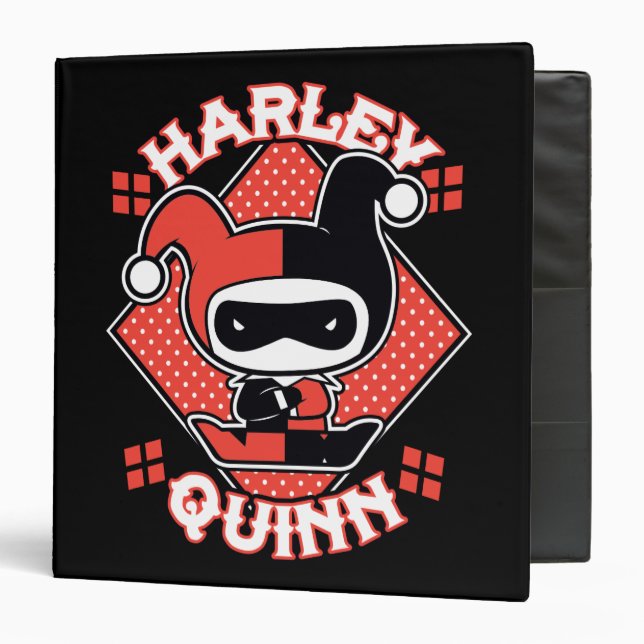 Chibi Harley Quinn Splits Binder (Front/Inside)