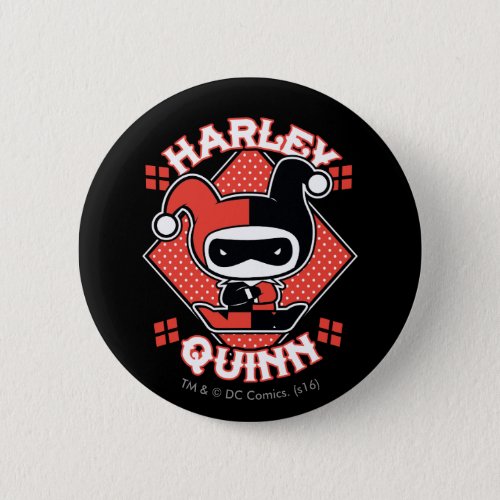 Chibi Harley Quinn Splits Button