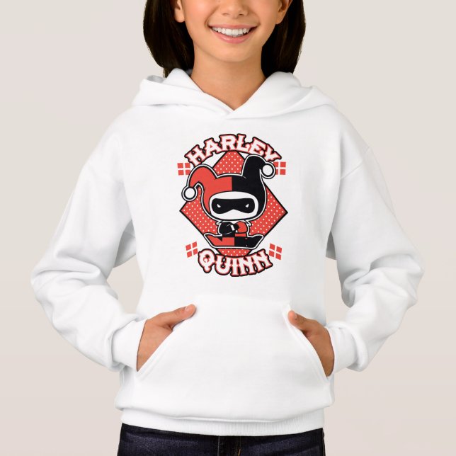 Chibi Harley Quinn Splits Hoodie (Front)