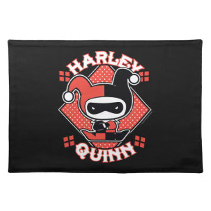 Chibi Harley Quinn Splits Placemat