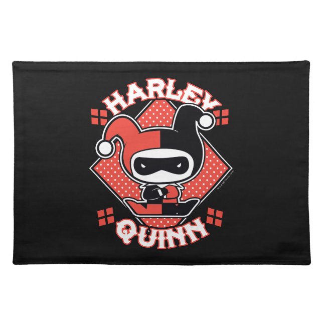 Chibi Harley Quinn Splits Placemat (Front)