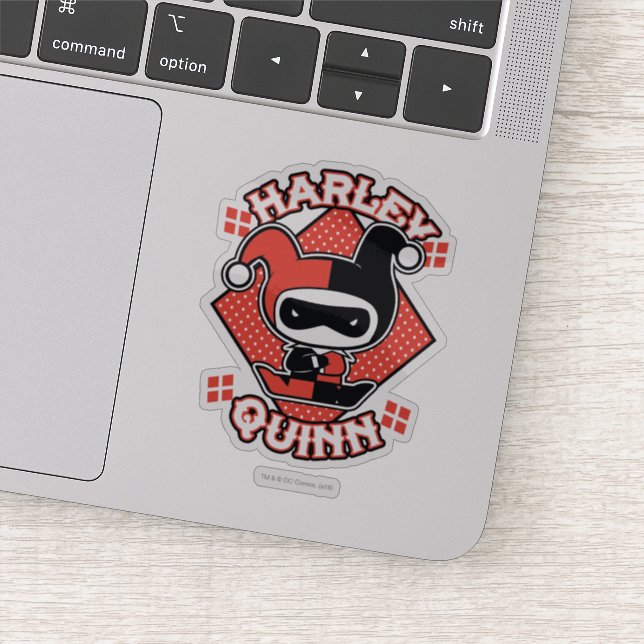Chibi Harley Quinn Splits Sticker (Detail)