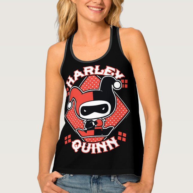 Chibi Harley Quinn Splits Tank Top (Front)