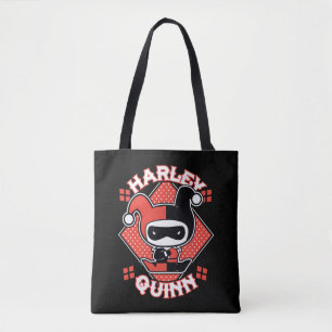Chibi Harley Quinn Splits Tote Bag
