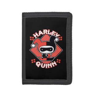 Chibi Harley Quinn Splits Tri-fold Wallet