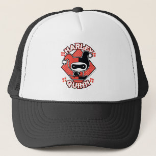 Chibi Harley Quinn Splits Trucker Hat