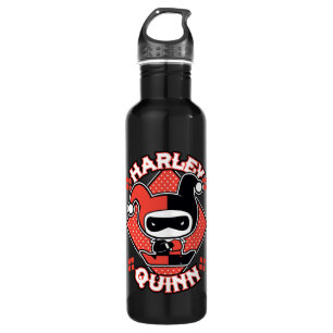 Chibi Harley Quinn Splits Water Bottle