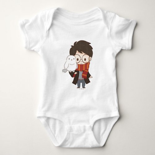 Chibi HARRY POTTER  Hedwig Baby Bodysuit