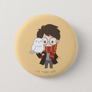 Harry Potter Hogwarts Button Pins 4pk