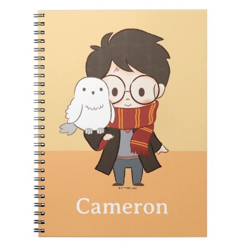 Chibi HARRY POTTER  Hedwig Notebook