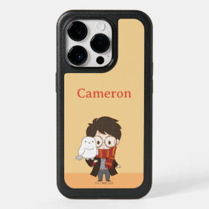 Chibi HARRY POTTER™ & Hedwig OtterBox iPhone 14 Pro Case