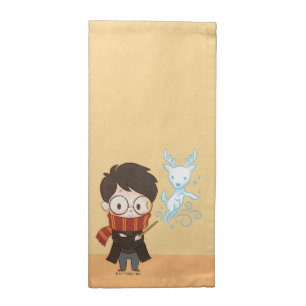 Chibi HARRY POTTER™ Patronus Cloth Napkin