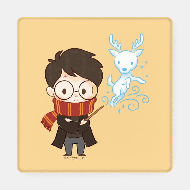 Chibi HARRY POTTER™ Patronus Coaster Set (Single)