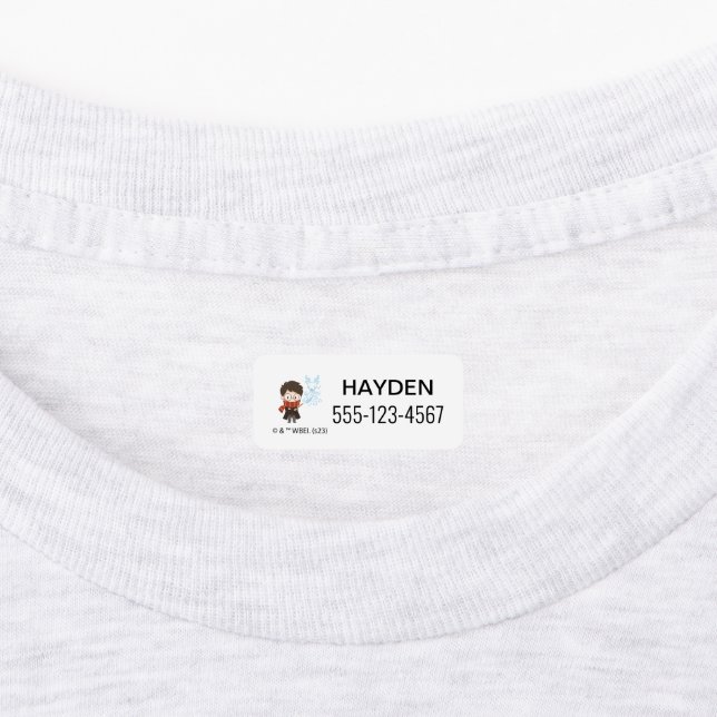 Chibi HARRY POTTER™ Patronus Kids' Labels (Affixed)