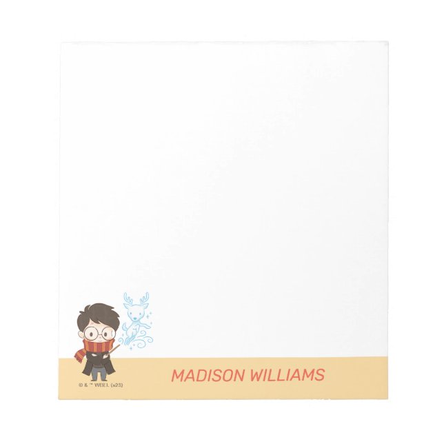 Chibi HARRY POTTER™ Patronus Notepad (Front)