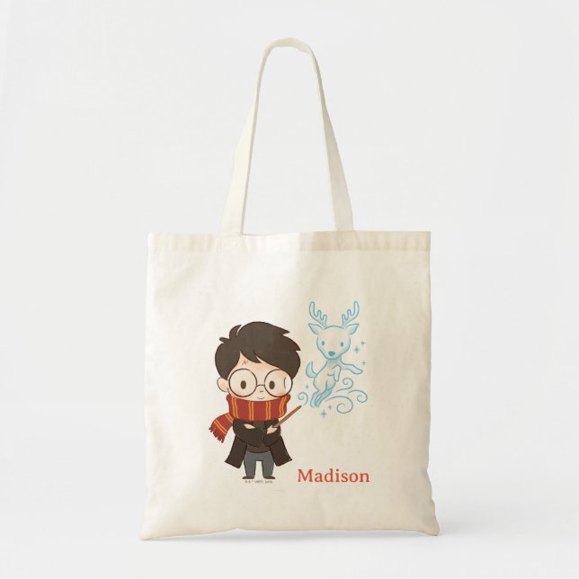 Chibi HARRY POTTER™ Patronus Tote Bag (Front)
