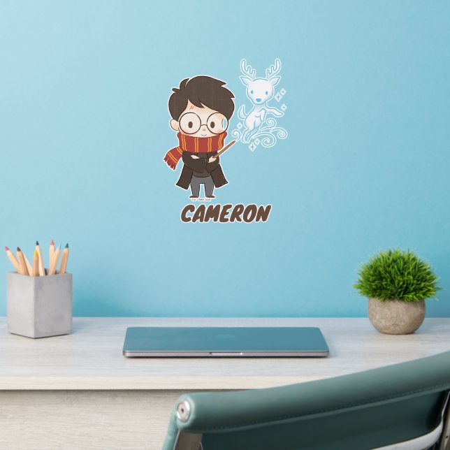 Chibi HARRY POTTER™ Patronus Wall Decal (Home Office 2)