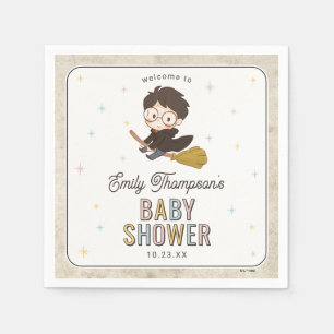 Chibi Harry Potter Wizard Baby Shower Napkins