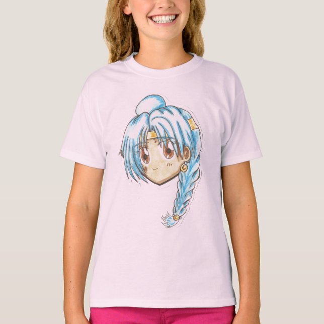 Chibi Head- Miko T-Shirt (Front)