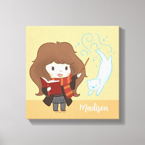 Chibi Hermione Granger Patronus Canvas Print