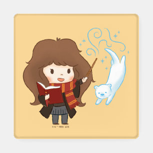 Chibi Hermione Granger Patronus Coaster Set