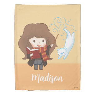 Chibi Hermione Granger Patronus Duvet Cover