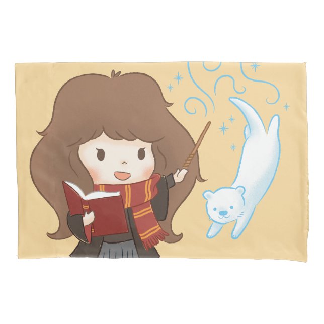 Chibi Hermione Granger Patronus Pillow Case (Front)