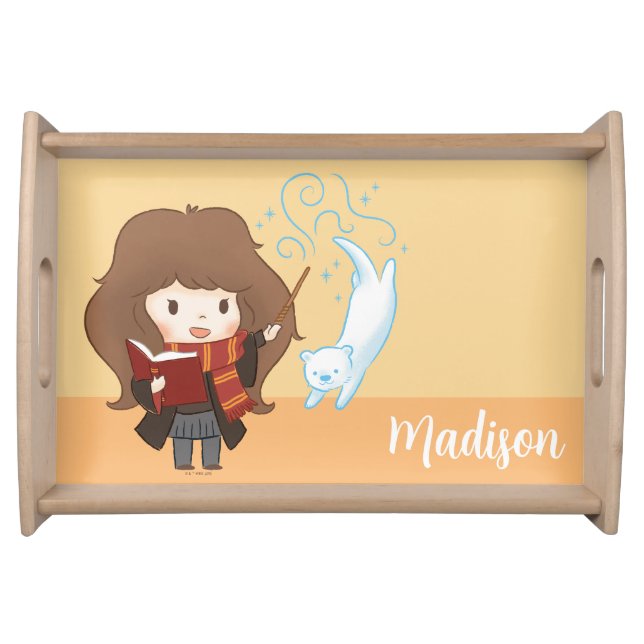 Chibi Hermione Granger Patronus Serving Tray (Front)