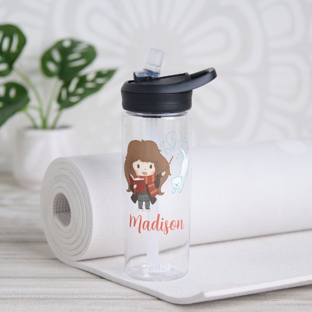 Chibi Hermione Granger Patronus Water Bottle (Yoga)
